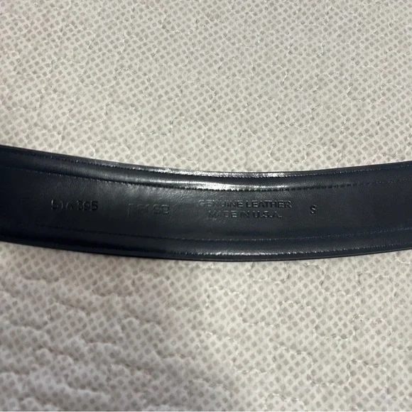 Per Se Women’s Brown Leather Belt Brass Buckle Sz S Vintage 90's - Picture 3 of 8